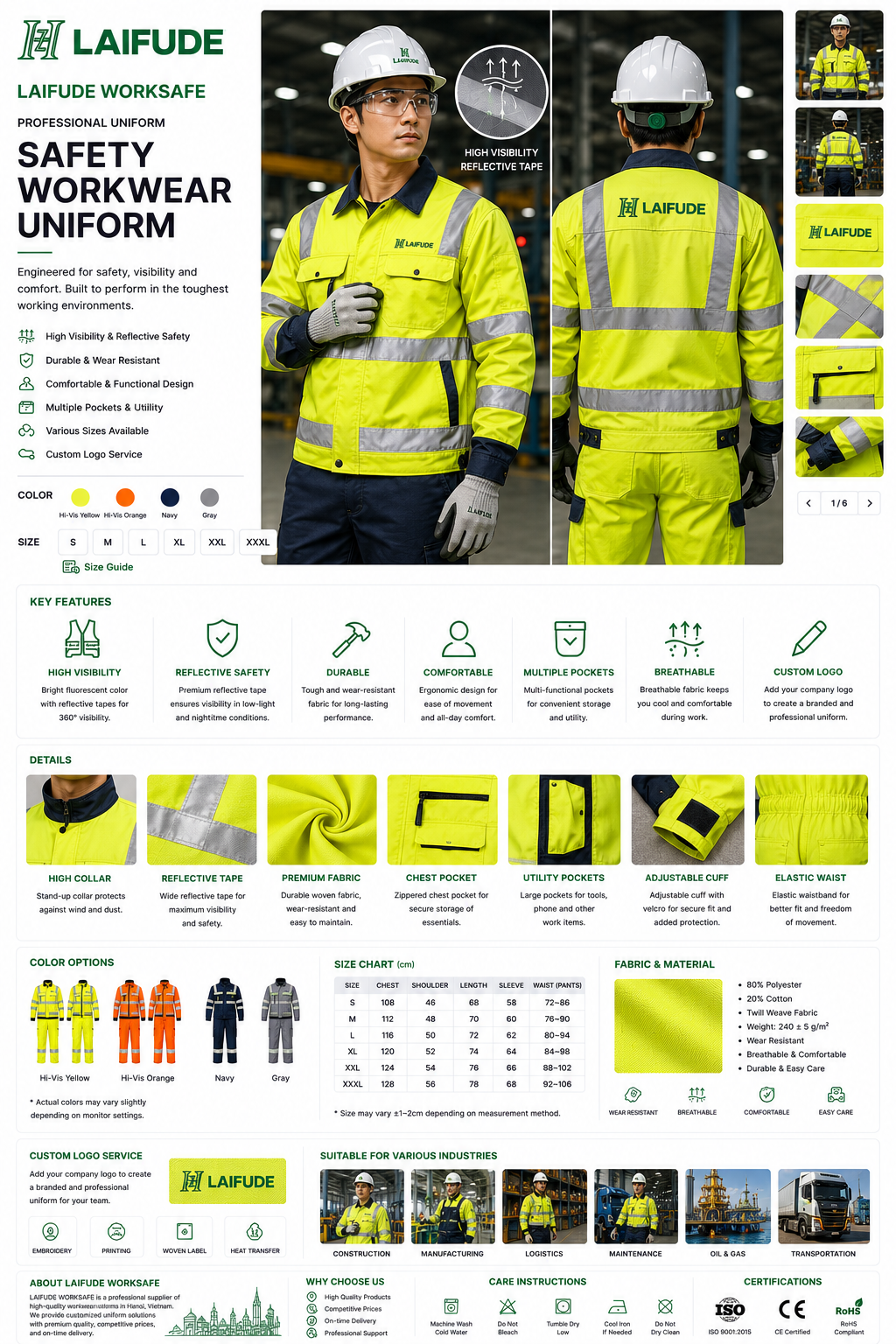 LAIFUDE workwear